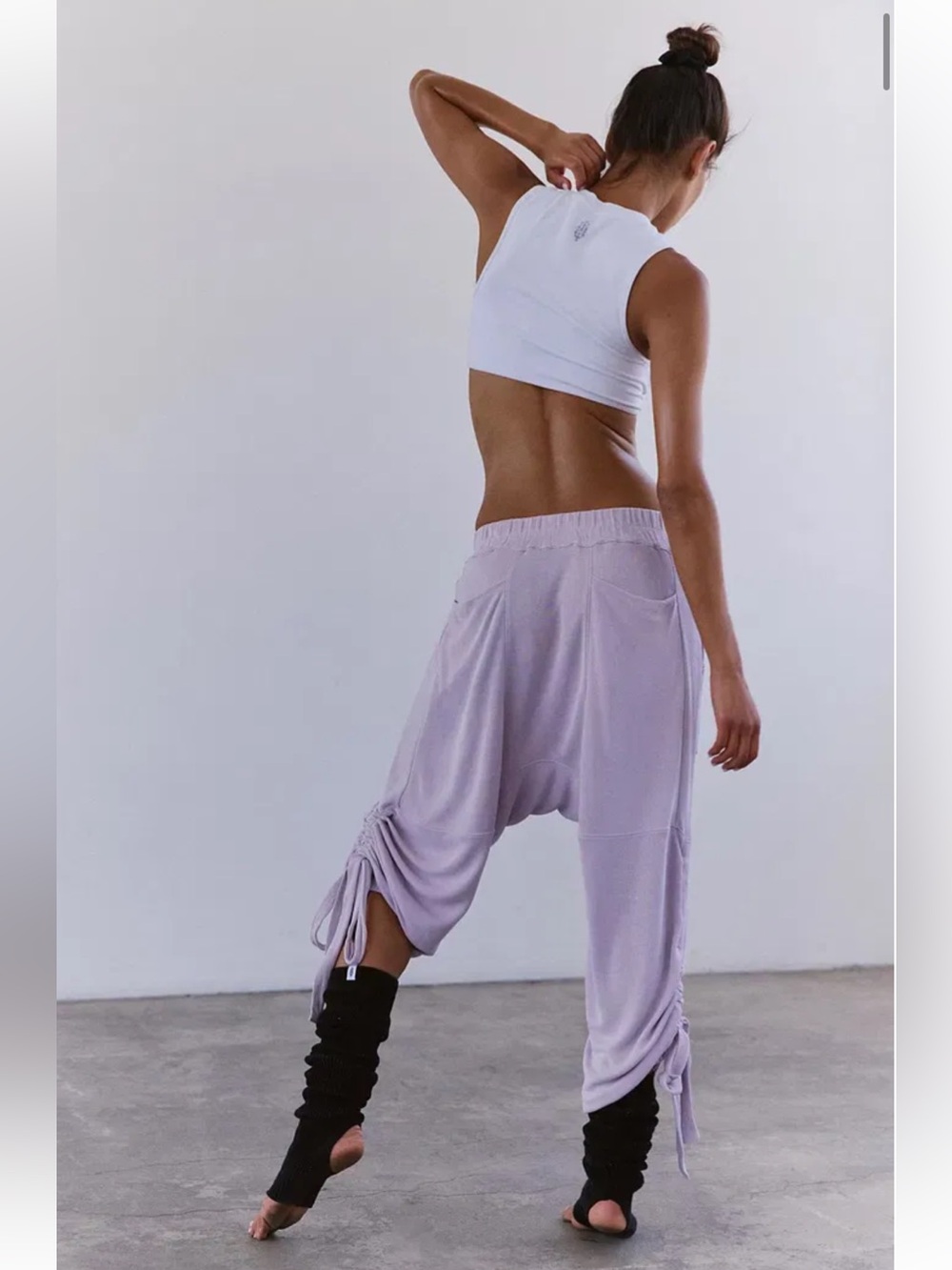NWT Free People Movement Pirouette Pants- Small purple - Picture 3 of 3